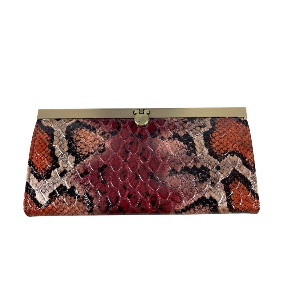 Depeche Mode Y2K Snake Print Clutch Wallet Vegan Leather Mob Wife